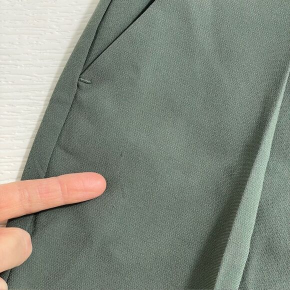 Aritzia Wilfred Feuille High Waisted Tie Front Pants Green Size 2 - Picture 4 of 10